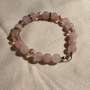 Elegant Rose Quartz Bracelet